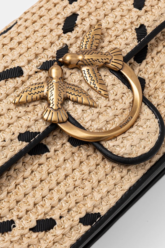 Pinko torebka crossbody damska beżowy 104550.A1RL