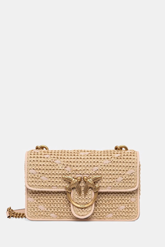 Pinko crossbody torba za žene bež 104550.A1RL