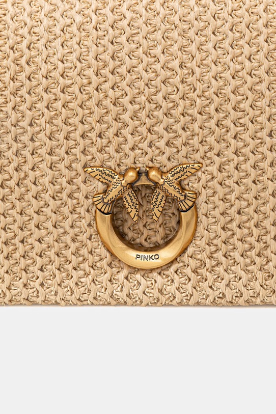 Doplnky Pinko kabelka do ruky dámska pletená 106022.A391 béžová