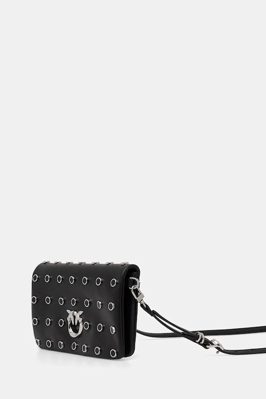 Pinko torbica čez ramo ženska usnjena 106023.A39U črna SS26