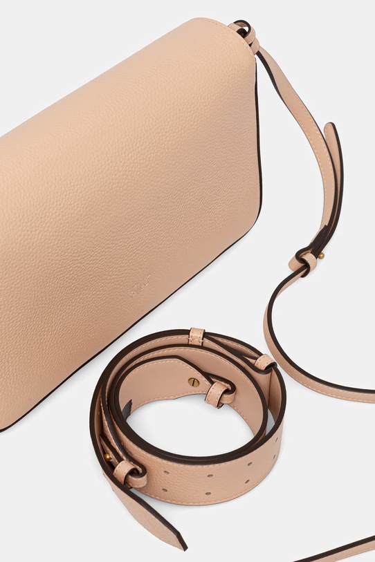 Pinko torebka crossbody damska skórzana 106243.A2X6 beżowy