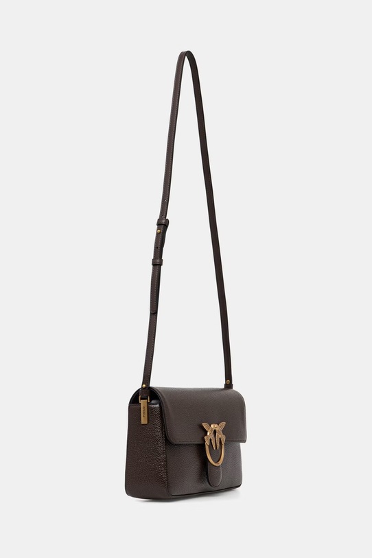 Akcesoria Pinko torebka crossbody damska skórzana 106243.A2X6 brązowy