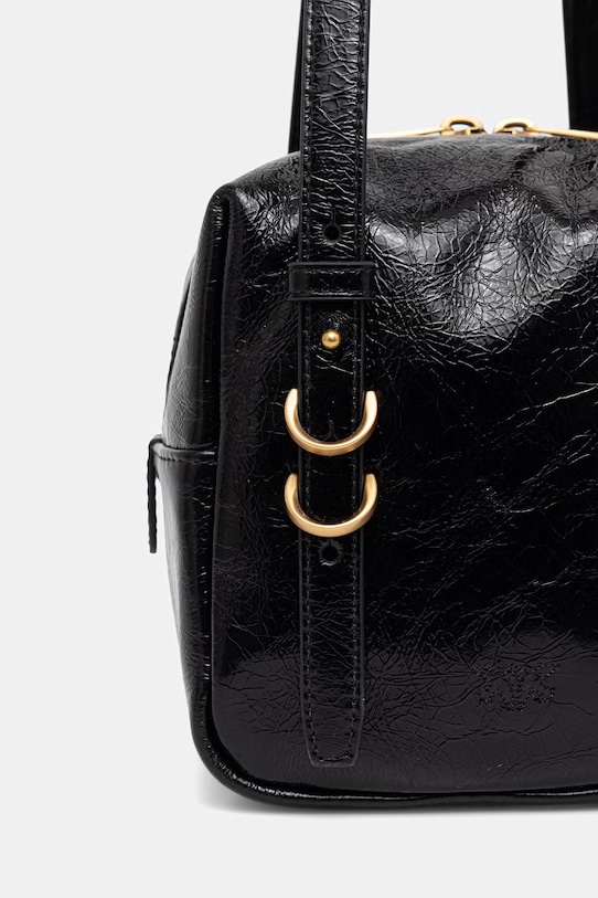 Αξεσουάρ Pinko Μικρή τσάντα γυναικεία δερμάτινη 106465.A315 μαύρο