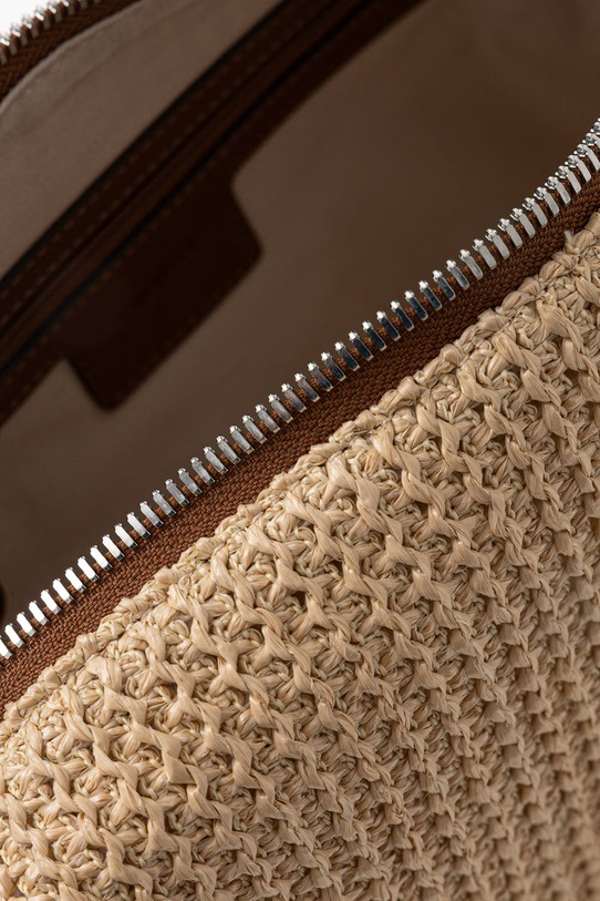 Pinko crossbody kabelka dámska pletená 106661.A391 béžová