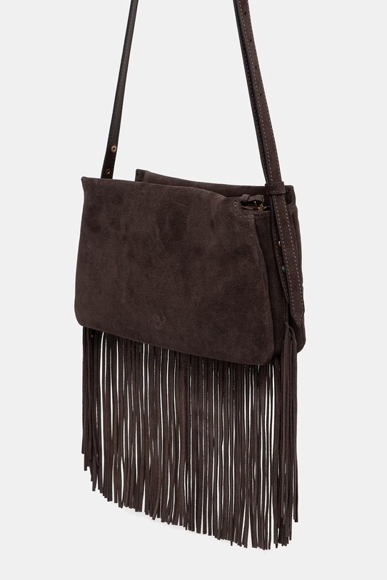 Αξεσουάρ Pinko χιαστί Γυναικεία δέρμα σουέτ 106665.A0F6 καφέ