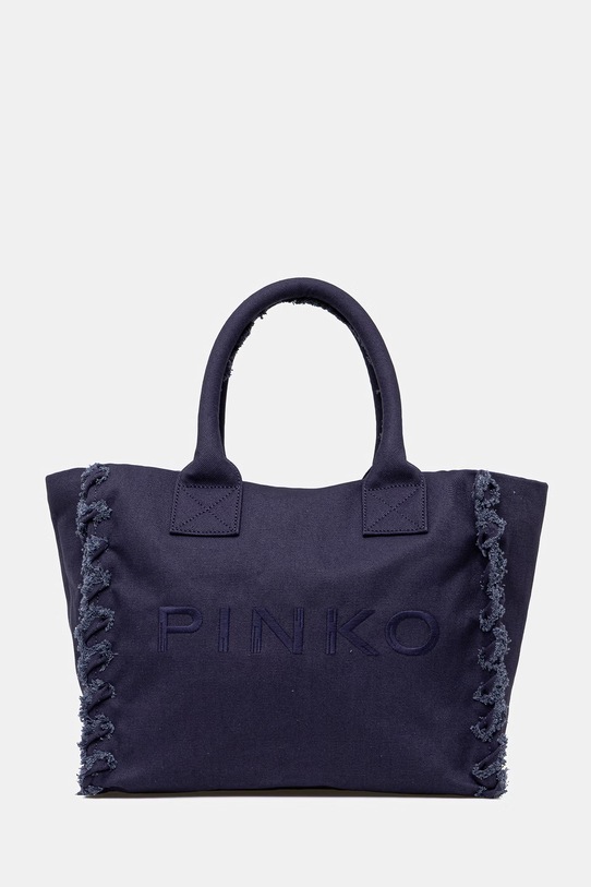 Pinko torebka shopper damska jeansowa niebieski 106673.A3A4