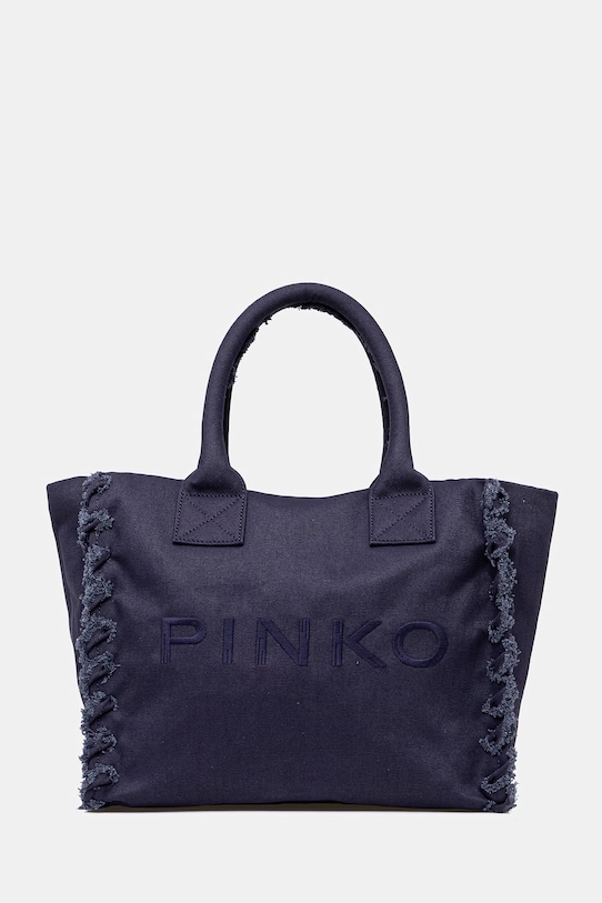 Pinko torebka shopper damska jeansowa niebieski 106673.A3A4