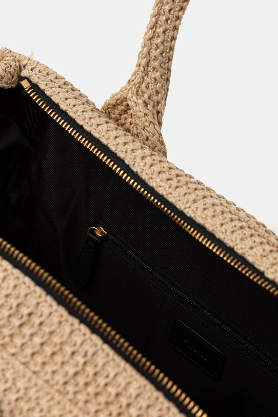 Pinko kabelka typu shopper dámska pletená 106673.A39Y béžová