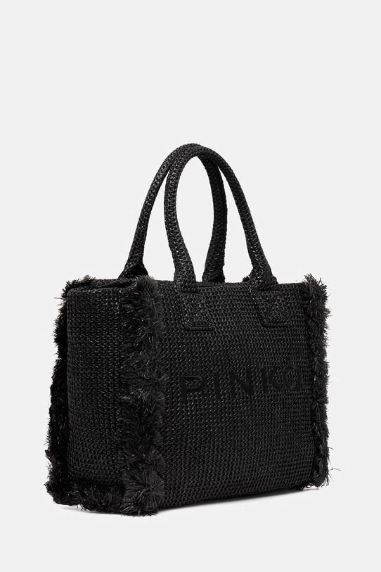 Pinko kabelka typu shopper dámska pletená 106673.A39Y čierna SS26