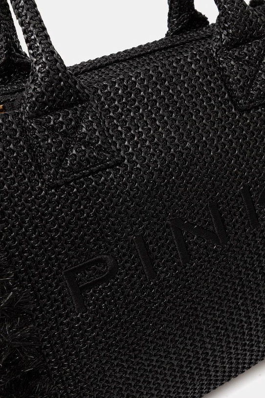 Pinko kabelka typu shopper dámska pletená čierna 106673.A39Y