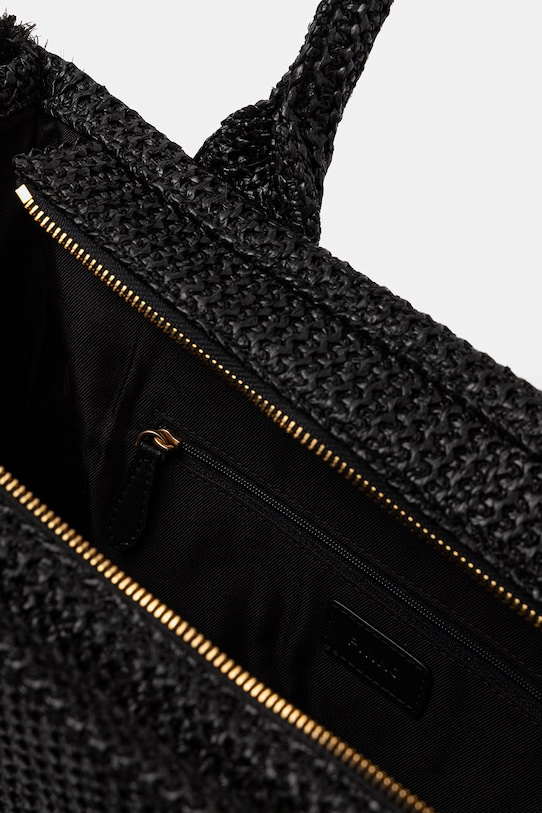 Pinko borsa shopper da donna intrecciata 106673.A39Y nero