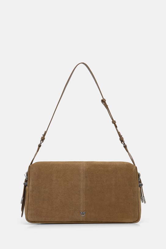 Pinko χιαστί γυναικεία δερμάτινη σουέτ πράσινο 106678.A0F6