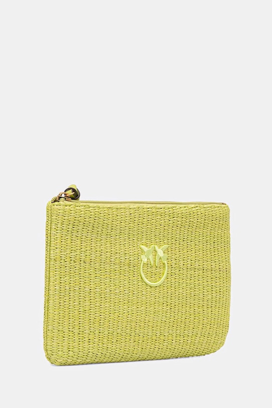 Pinko bustina da donna intrecciata 106763.A39Y verde SS26
