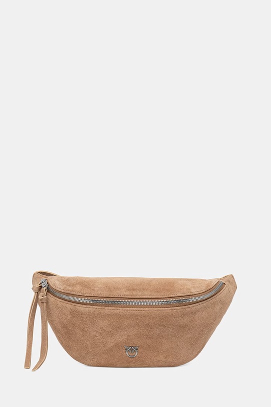 Pinko Чанта за кръста дамска от велур бежов 106724.A0F6