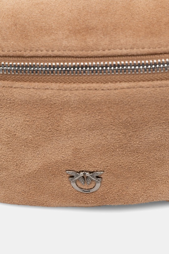 Pinko Чанта за кръста дамска от велур бежов 106724.A0F6
