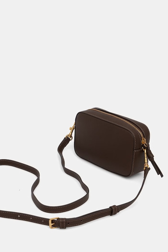 Akcesoria Marc O'Polo torebka damska skórzana 5000010933 brązowy