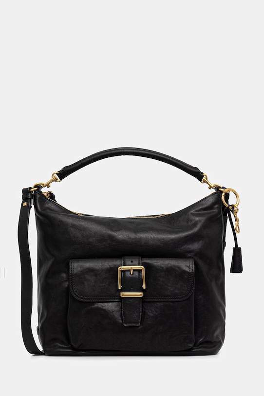 Marc O'Polo torebka shopper damska skórzana czarny 5000010942