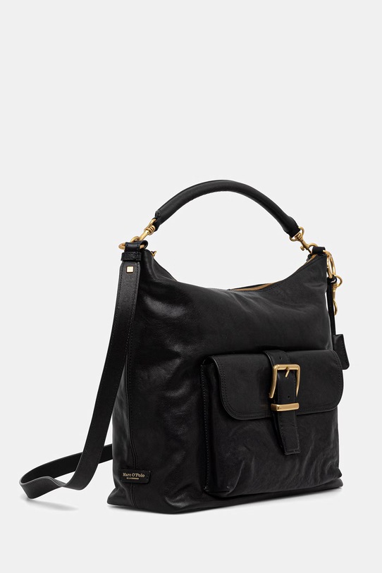 Marc O'Polo torebka shopper damska skórzana 5000010942 czarny SS26