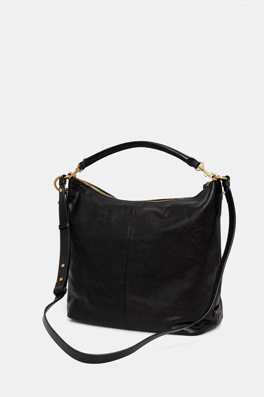 Marc O'Polo torebka shopper damska skórzana czarny 5000010942