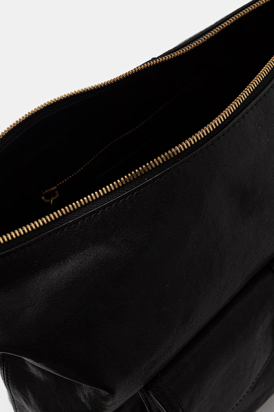 Marc O'Polo torebka shopper damska skórzana 5000010942 czarny