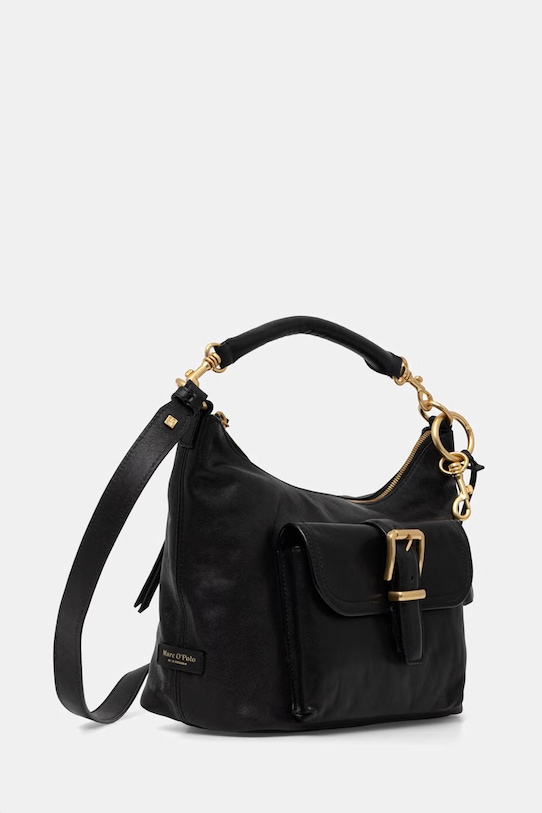 Marc O'Polo torebka crossbody damska skórzana 5000010943 czarny SS26