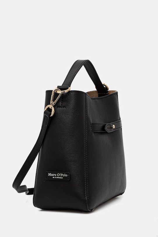 Marc O'Polo geantă crossbody de damă din piele 5000010949 negru SS26