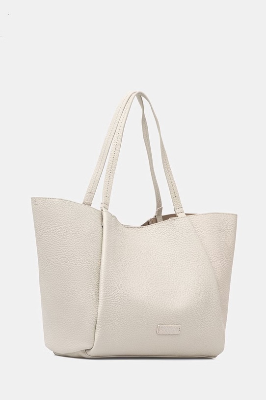 Marc O'Polo torebka shopper damska skórzana 5000010951 beżowy SS26