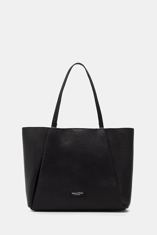 Marc O'Polo torebka shopper damska skórzana czarny 5000010951