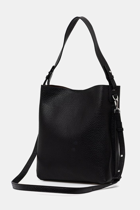 Akcesoria Marc O'Polo torebka damska skórzana 5000010963 czarny