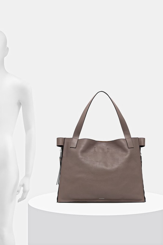 AllSaints torebka zamszowa MARLO W090XE