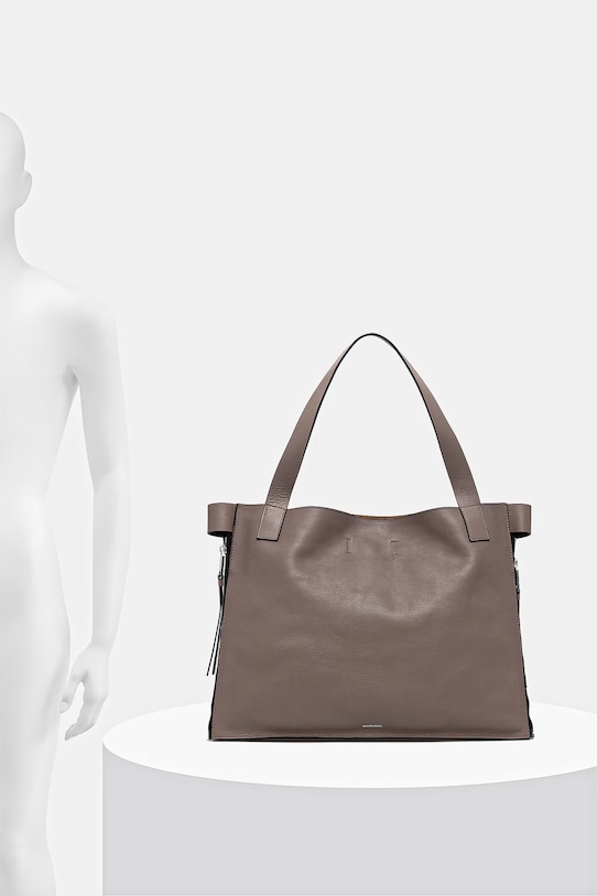 AllSaints torebka zamszowa MARLO W090XE