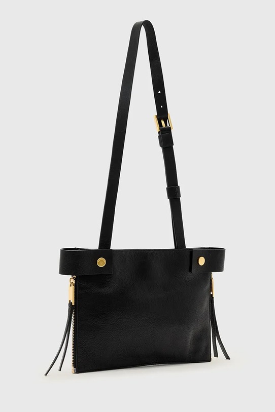 AllSaints torebka skórzana MARLO W091XE czarny SS26