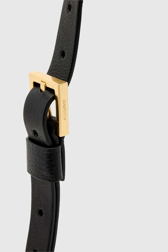 Akcesoria AllSaints torebka skórzana MARLO W091XE czarny