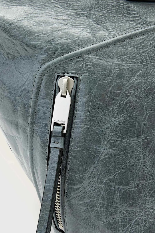 AllSaints torebka tote damska skórzana JEAN W130XE niebieski