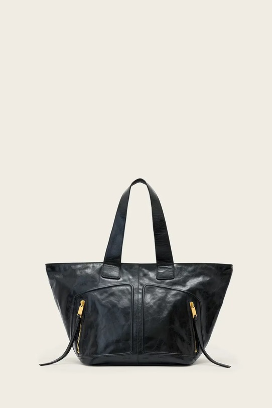 AllSaints torebka tote damska skórzana JEAN czarny W130XE