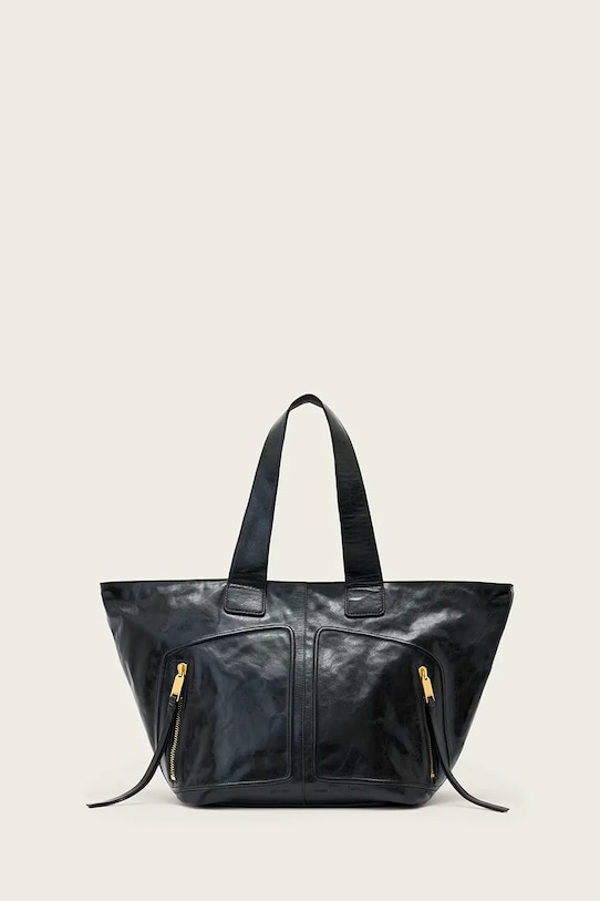 AllSaints torebka tote damska skórzana JEAN czarny W130XE