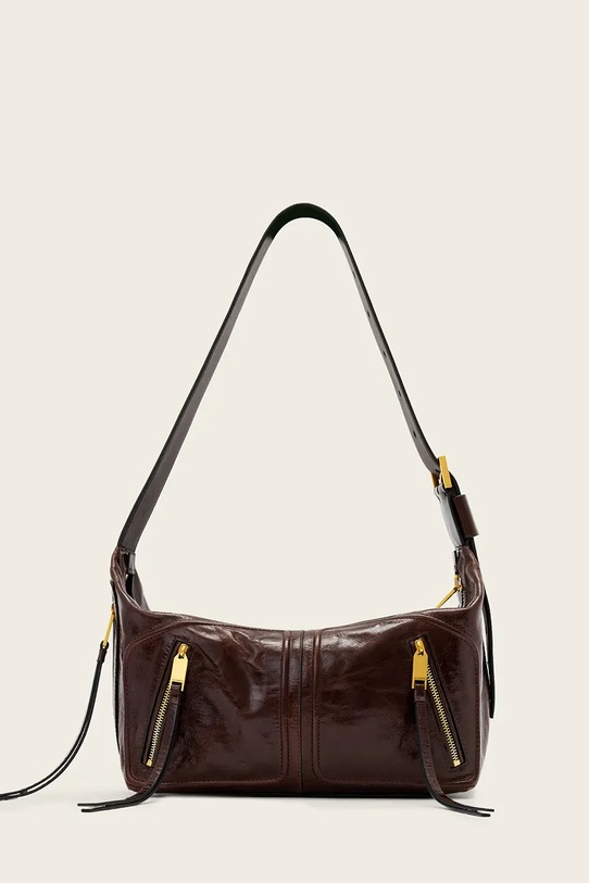 AllSaints torebka damska skórzana JEAN brązowy W131XE