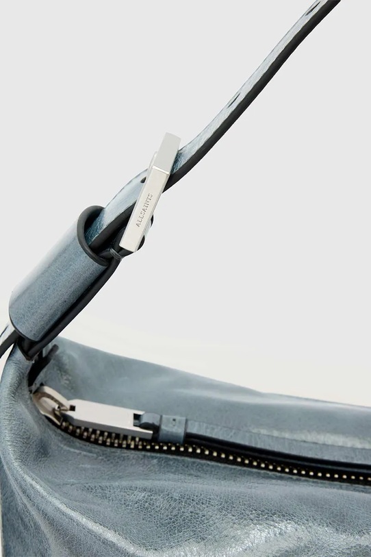 AllSaints torebka damska skórzana JEAN niebieski W131XE