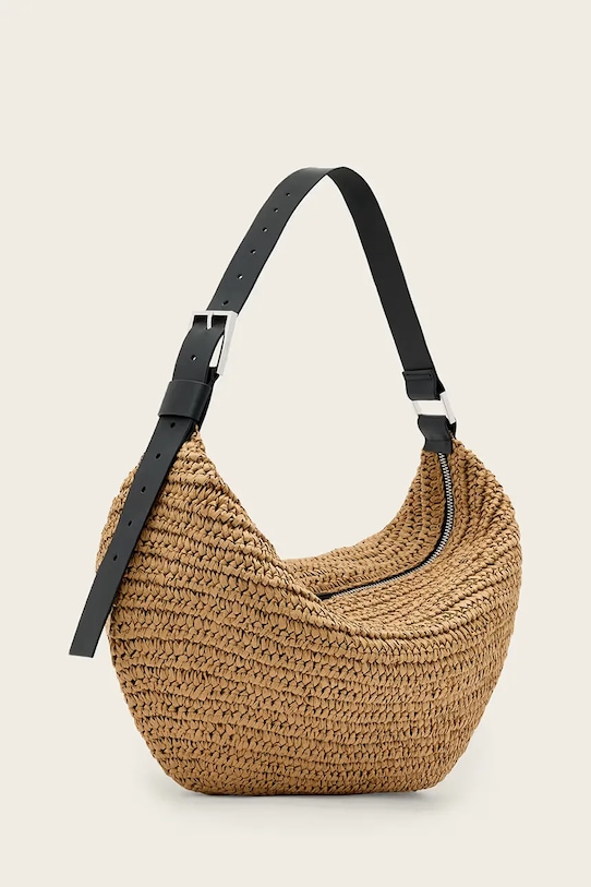 Akcesoria AllSaints torebka LUNA W158XE brązowy