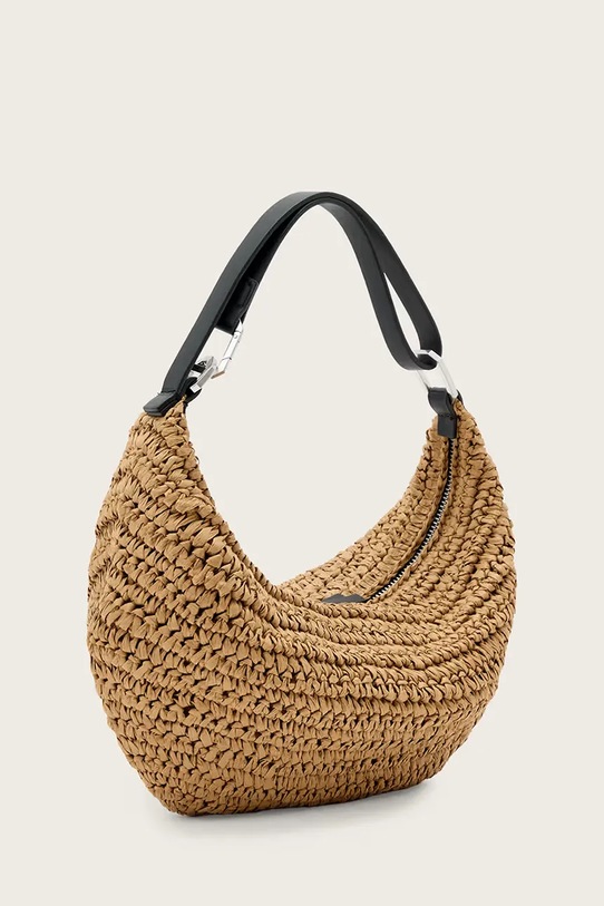 AllSaints torebka LUNA W159XE brązowy SS26