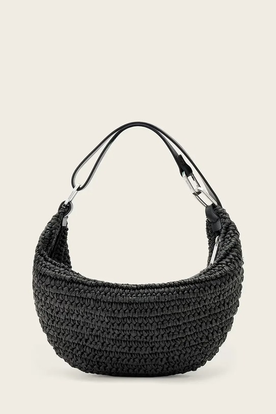 Kabelka AllSaints LUNA usňová koža čierna W159XE