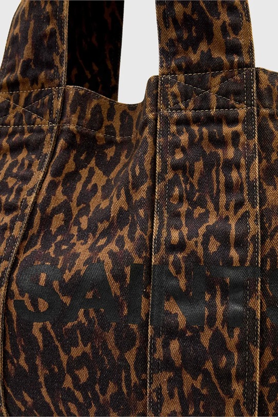 Аксессуары AllSaints сумка tote для женщин кожаная IZZY W253XE коричневый