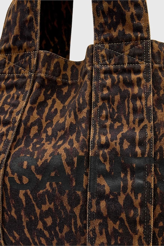 Аксессуары AllSaints сумка tote для женщин кожаная IZZY W253XE коричневый