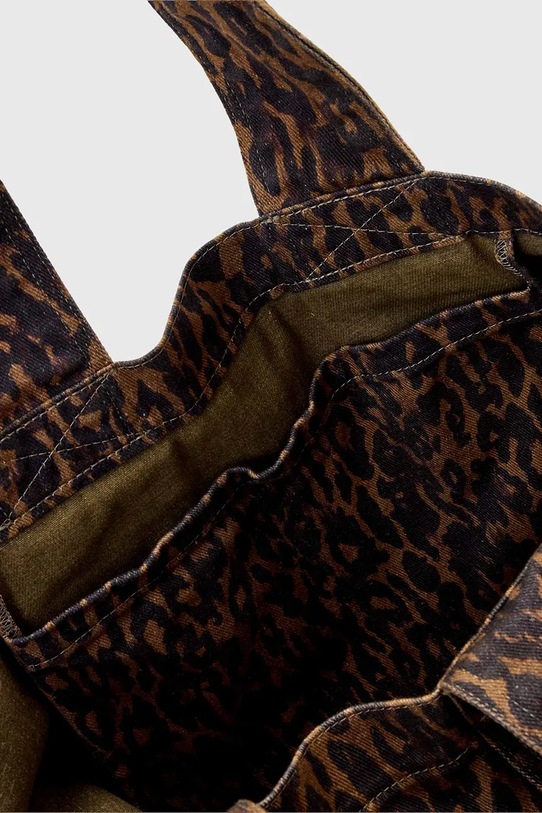 AllSaints сумка tote для женщин кожаная IZZY коричневый W253XE