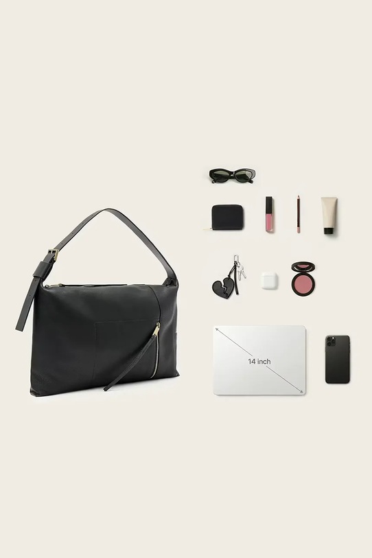 Кожена чанта AllSaints ALBA W266XE