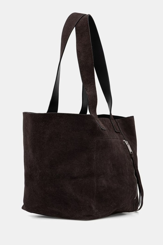 Semišová kabelka AllSaints ALBA W270XE hnedá SS26