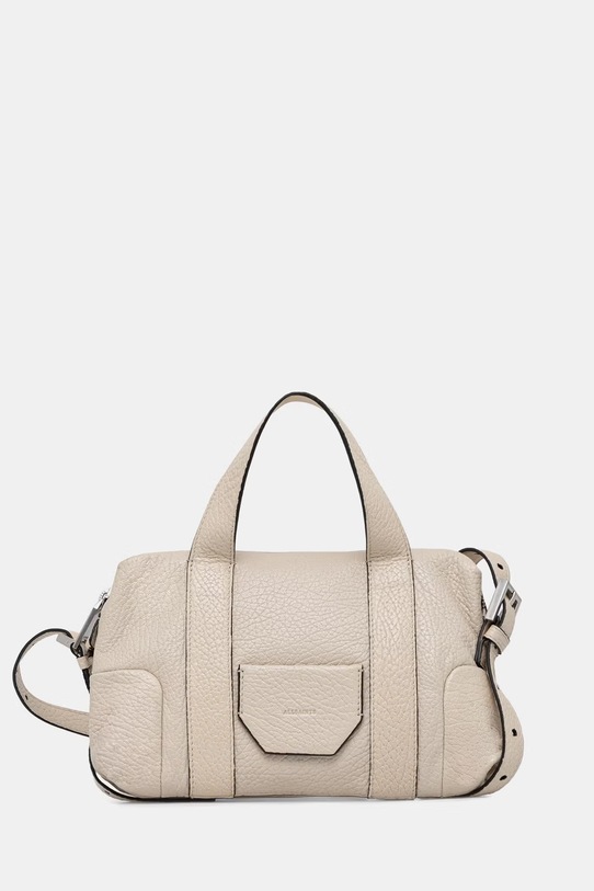 AllSaints torebka crossbody damska skórzana ARES beżowy W511XD