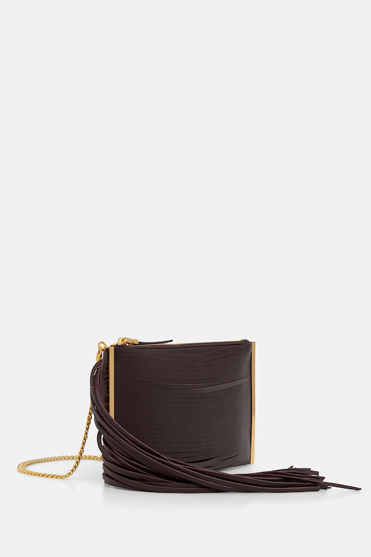 Elisabetta Franchi kopertówka damska skórzana BS05N62E2 brązowy SS26