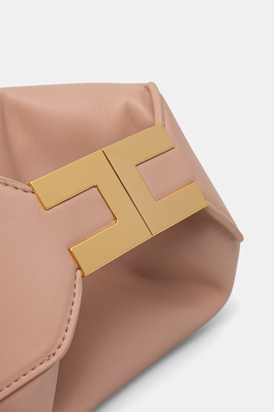 Elisabetta Franchi клъч дамски от имитация на кожа бежов BS07A62E2