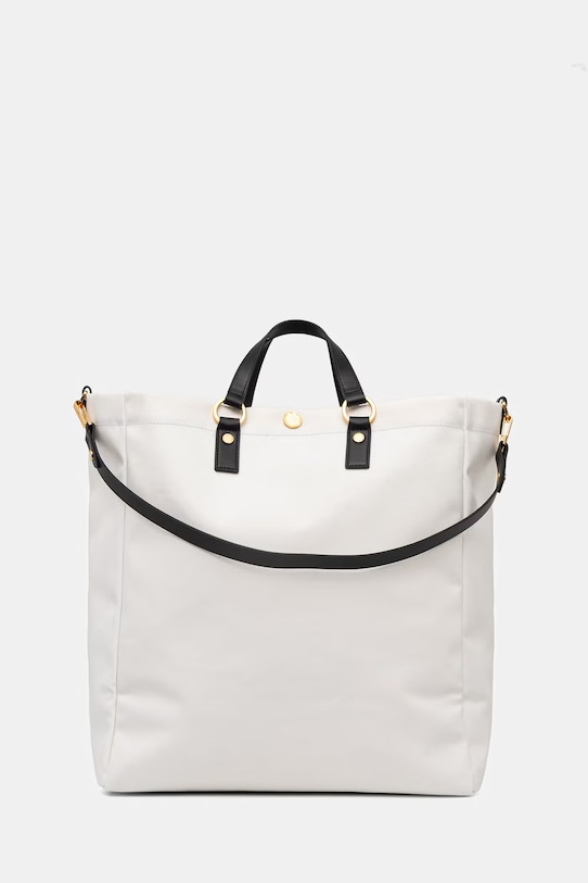 Doplnky Elisabetta Franchi kabelka typu shopper dámska bavlnená BS14A62E2 béžová